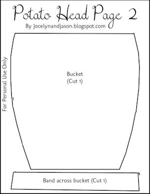 Sunshine, Lollipops, and Rainbows: Mr. Potato Head - Quiet book pages